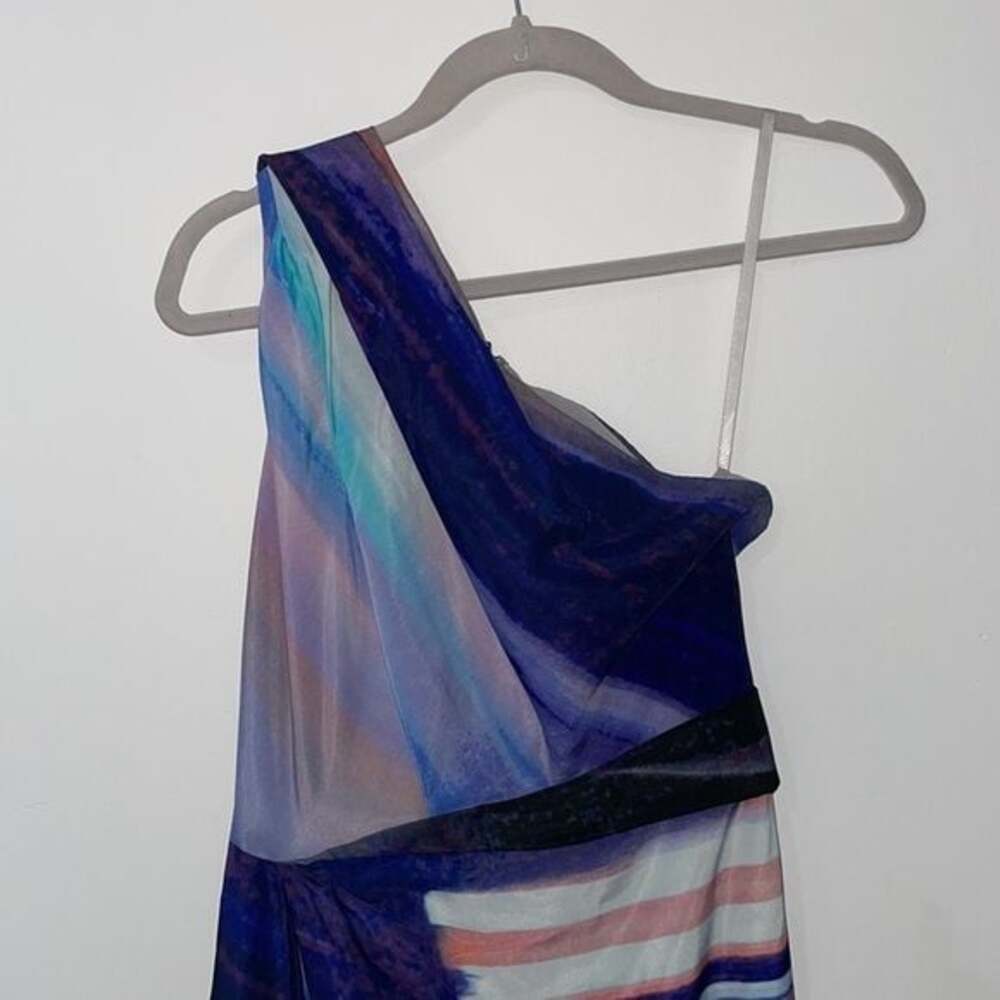 Rachel Roy one shoulder La Reve Rush Hour Size 0 - Picture 2 of 4